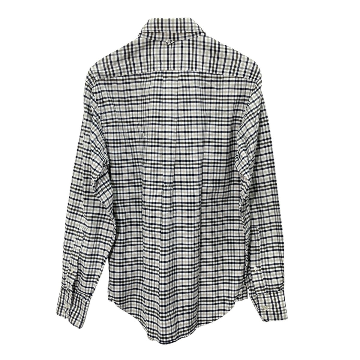 ブルックスブラザーズ ボタンダウン/チェックシャツ 15 1/2 ホワイト BROOKS BROTHERS(ブルックスブラザーズ) BLACK FLEECEチェックボタン