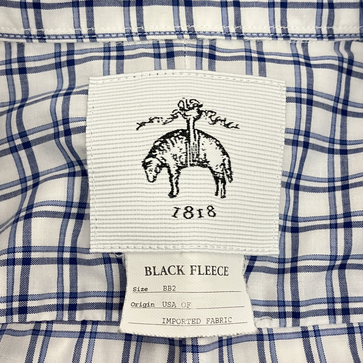 BROOKS BROTHERS(ブルックスブラザーズ) BLACK FLEECEチェックボタン