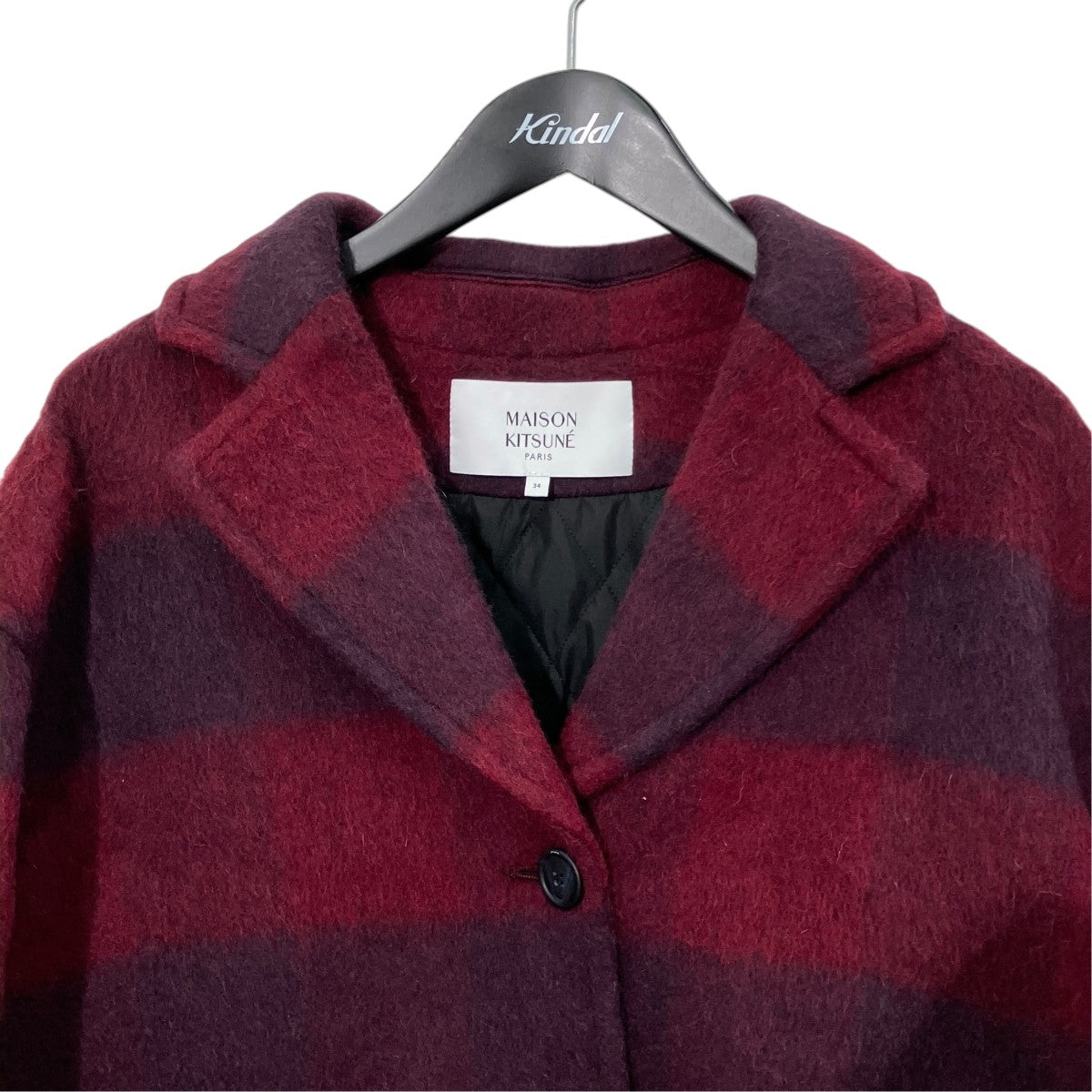 MAISON KITSUNE ダブルフェイス チェスターコートNW02209WM0031 古着・中古-3枚目のアイテム画像