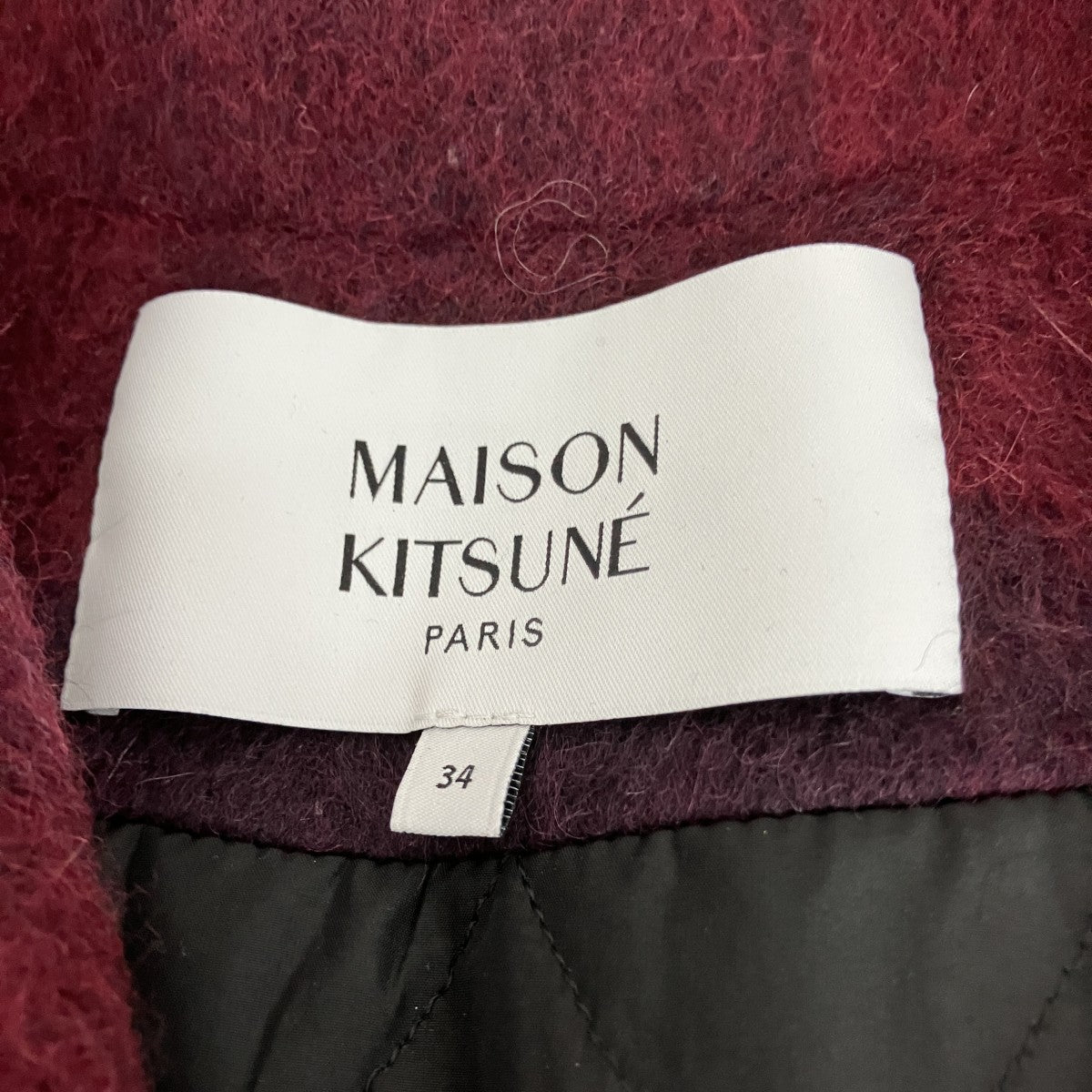 MAISON KITSUNE ダブルフェイス チェスターコートNW02209WM0031 古着・中古-5枚目のアイテム画像