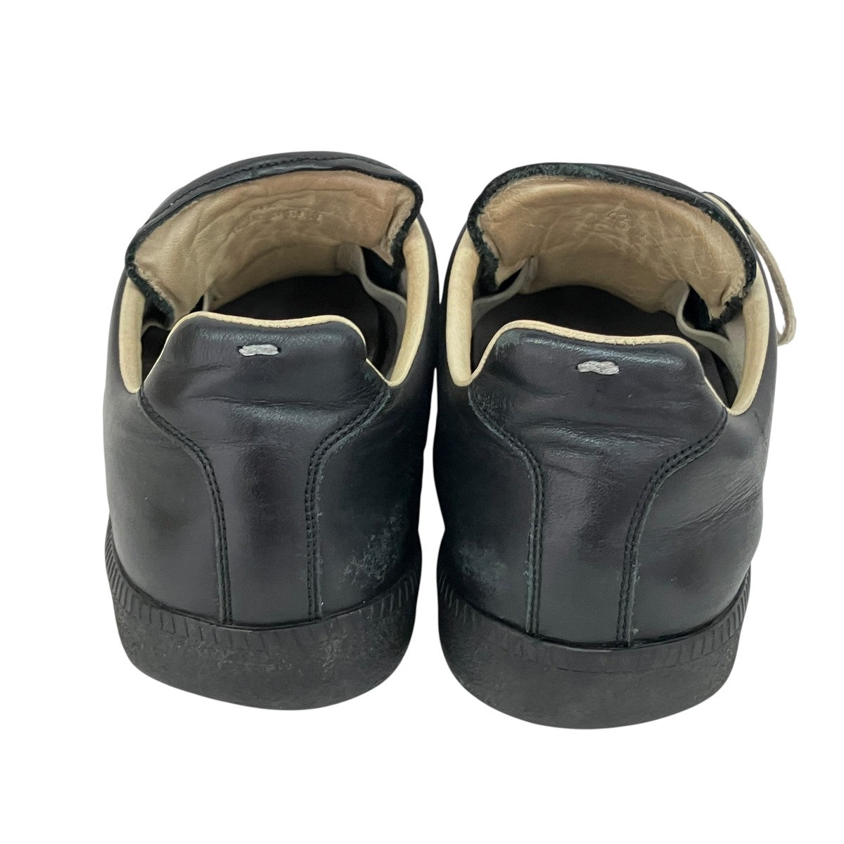 マルタンマルジェラ ジャーマントレーナー Size42 ブラック Maison Margiela(メゾンマルジェラ) ジャーマントレーナー ペイント