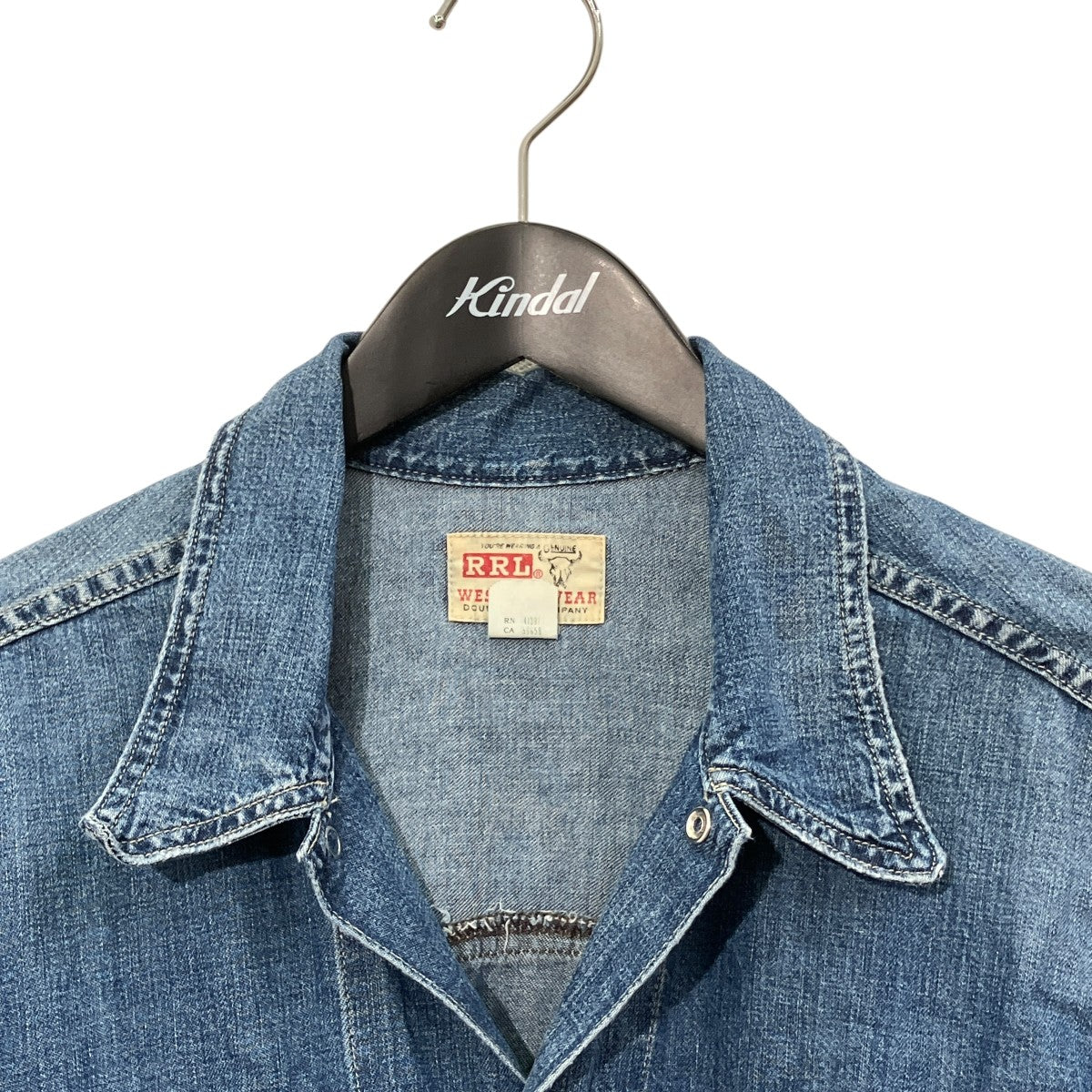 Hewson Indigo Denim Western Jacketデニムシャツ782891663001