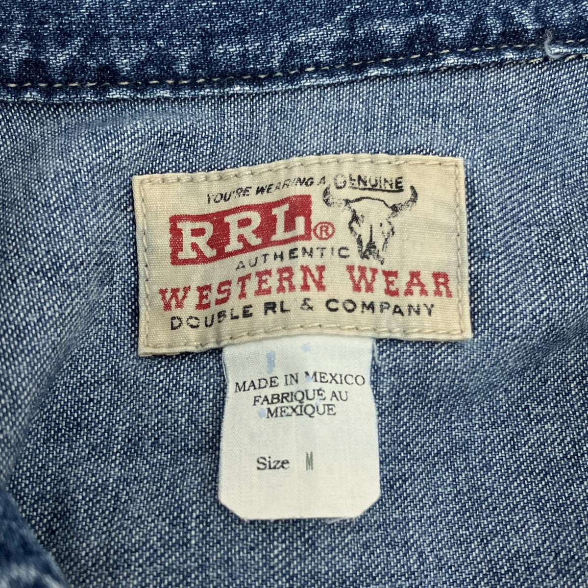 Hewson Indigo Denim Western Jacketデニムシャツ782891663001