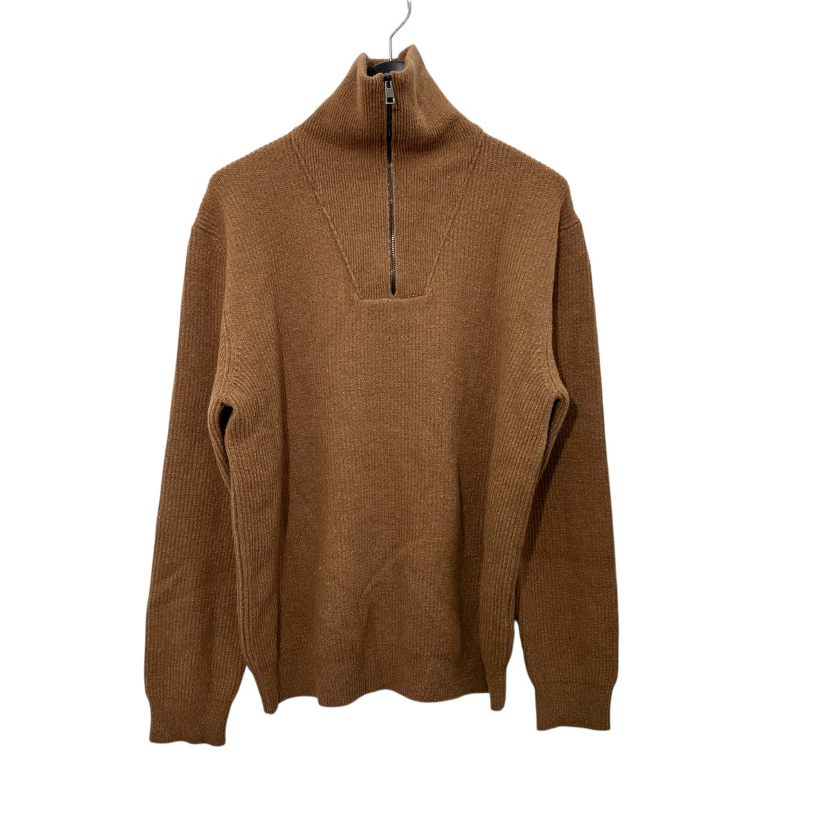 ハーフジップニット