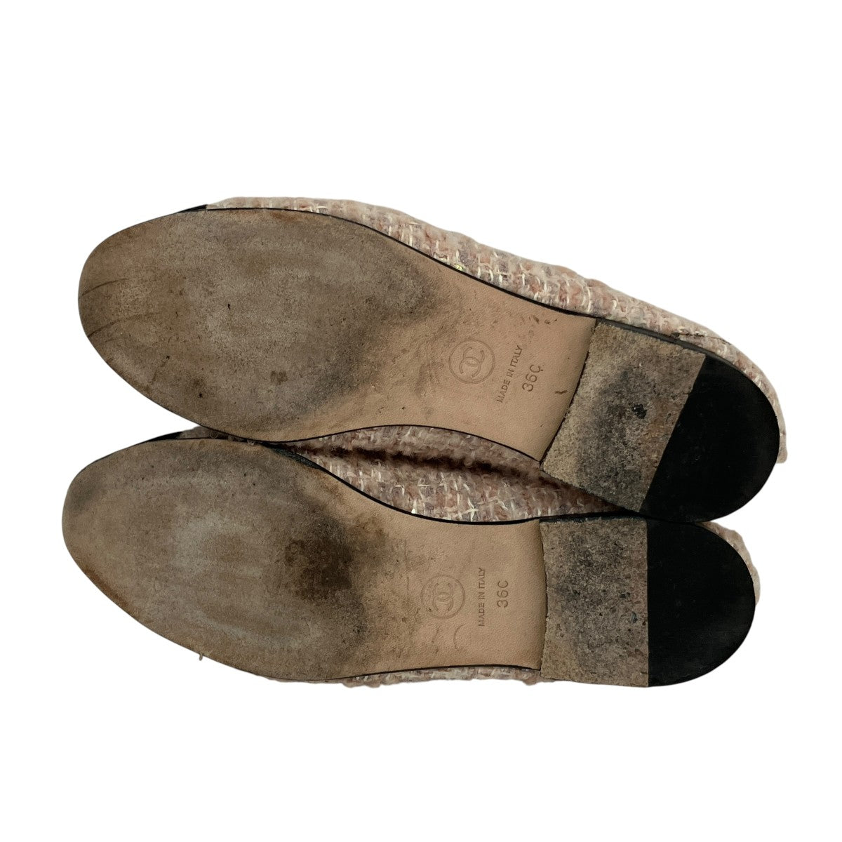 BALLET FLATS ツイードフラットパンプスG02819B17931NZP29