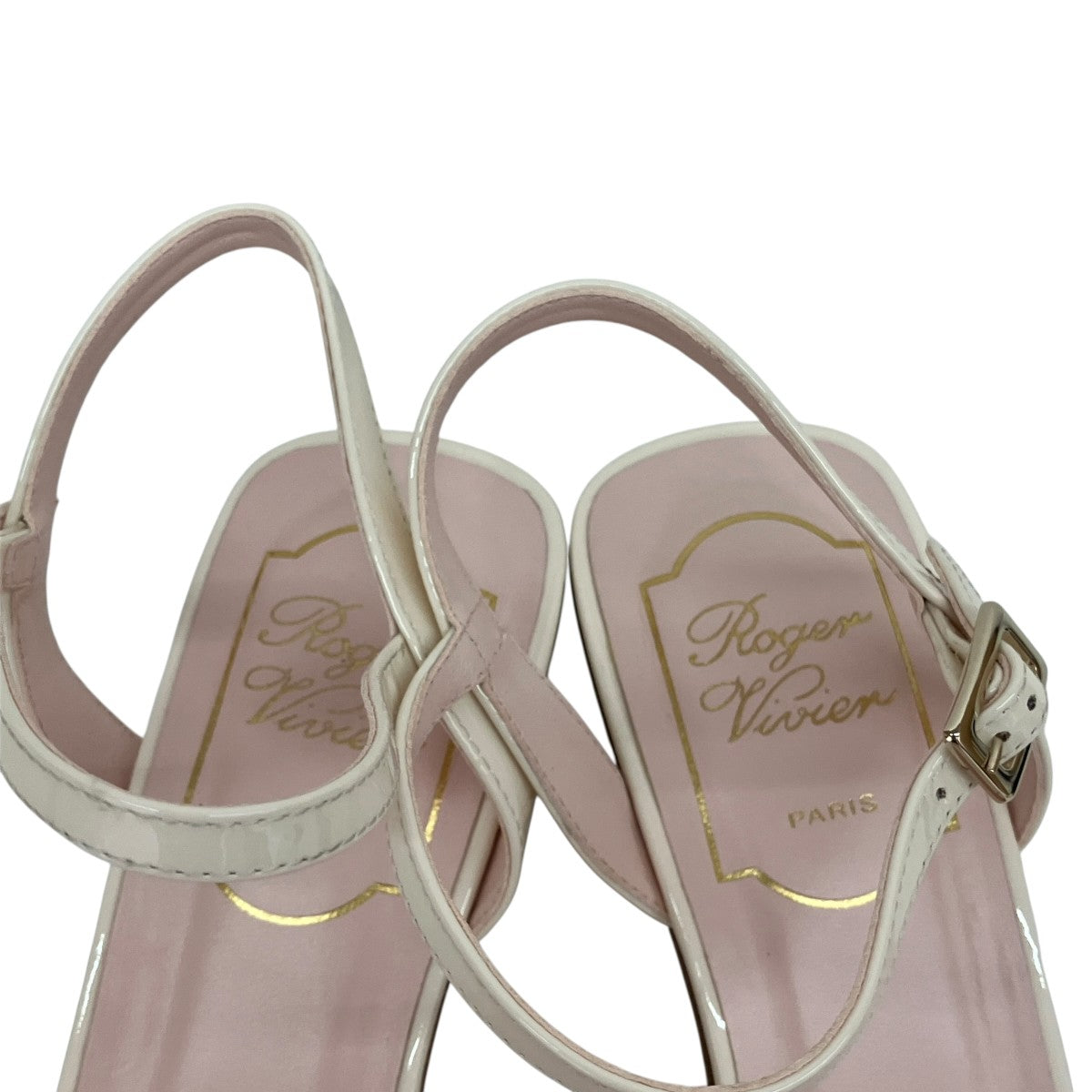 Patent Leather Sandalsヒールパンプス
