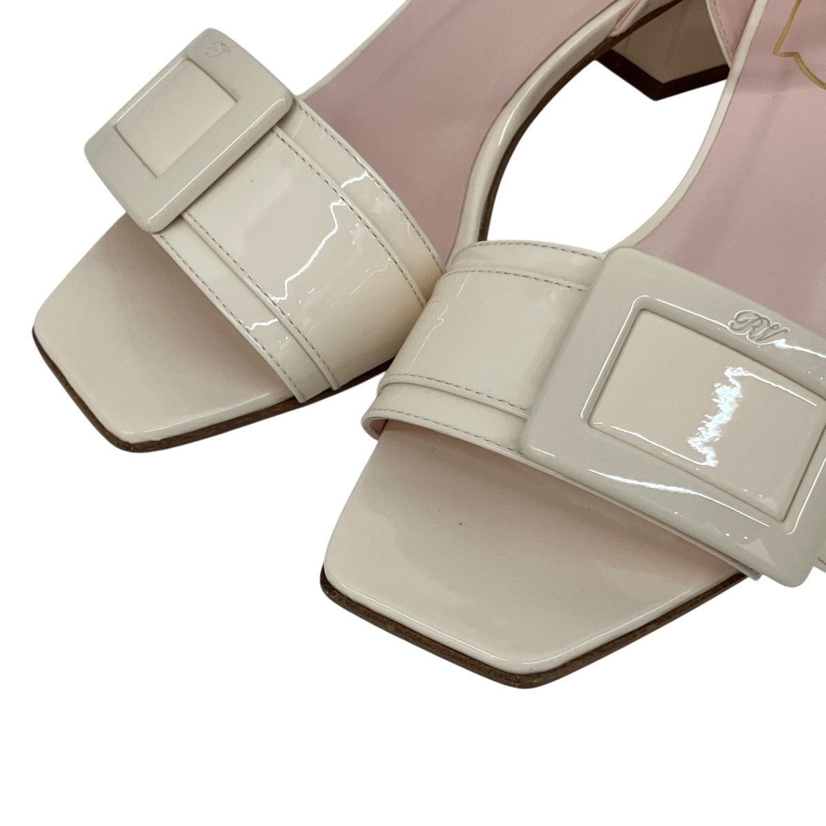 Patent Leather Sandalsヒールパンプス