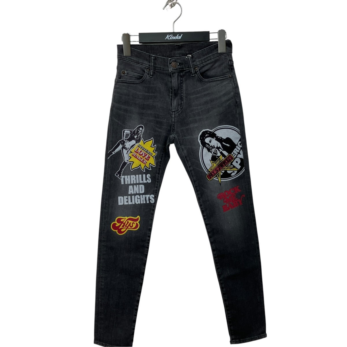 Hysteric Glamour スキニーデニムパンツ01241AP04 古着・中古-1枚目のアイテム画像