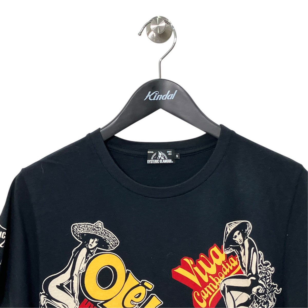 Hysteric Glamour CLASSIC SCRATCHプリントTシャツ半袖カットソー02181CT10 古着・中古-3枚目のアイテム画像