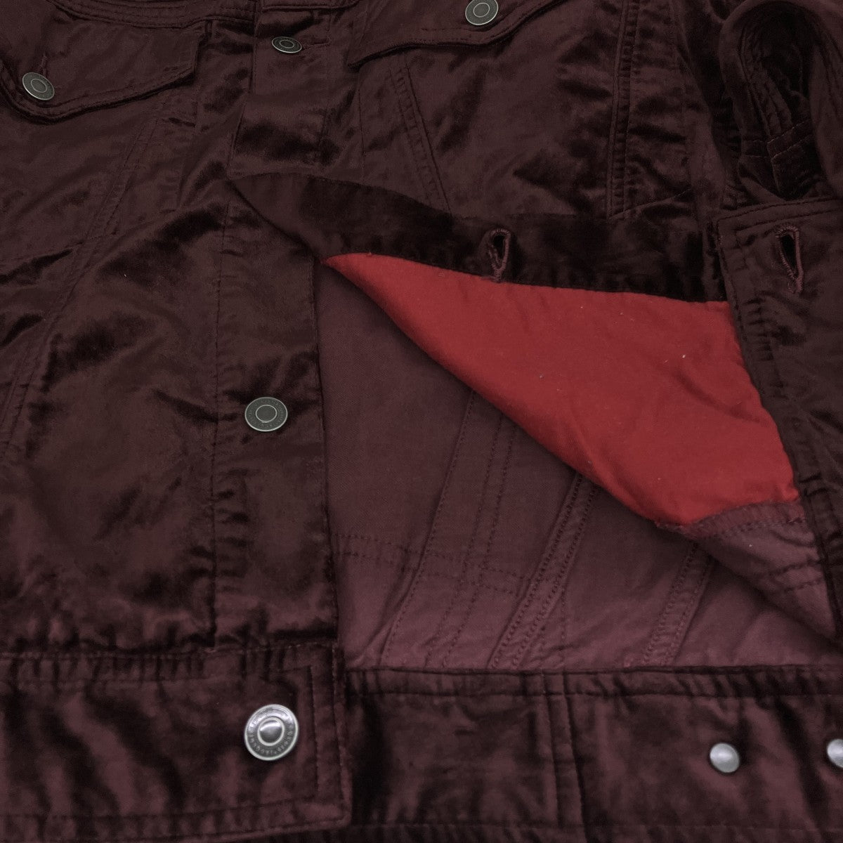 IROQUOIS C／R VELVET BLブルゾン581202 古着・中古-5枚目のアイテム画像