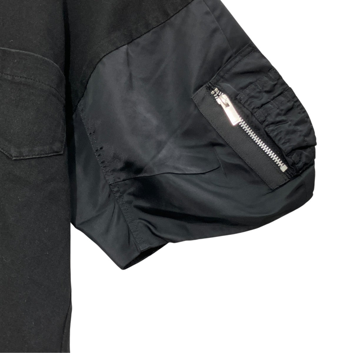 Nylon Twill x Cotton Jersey半袖カットソー24-07400