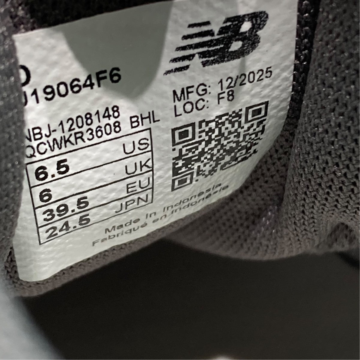 スニーカーU19064F6