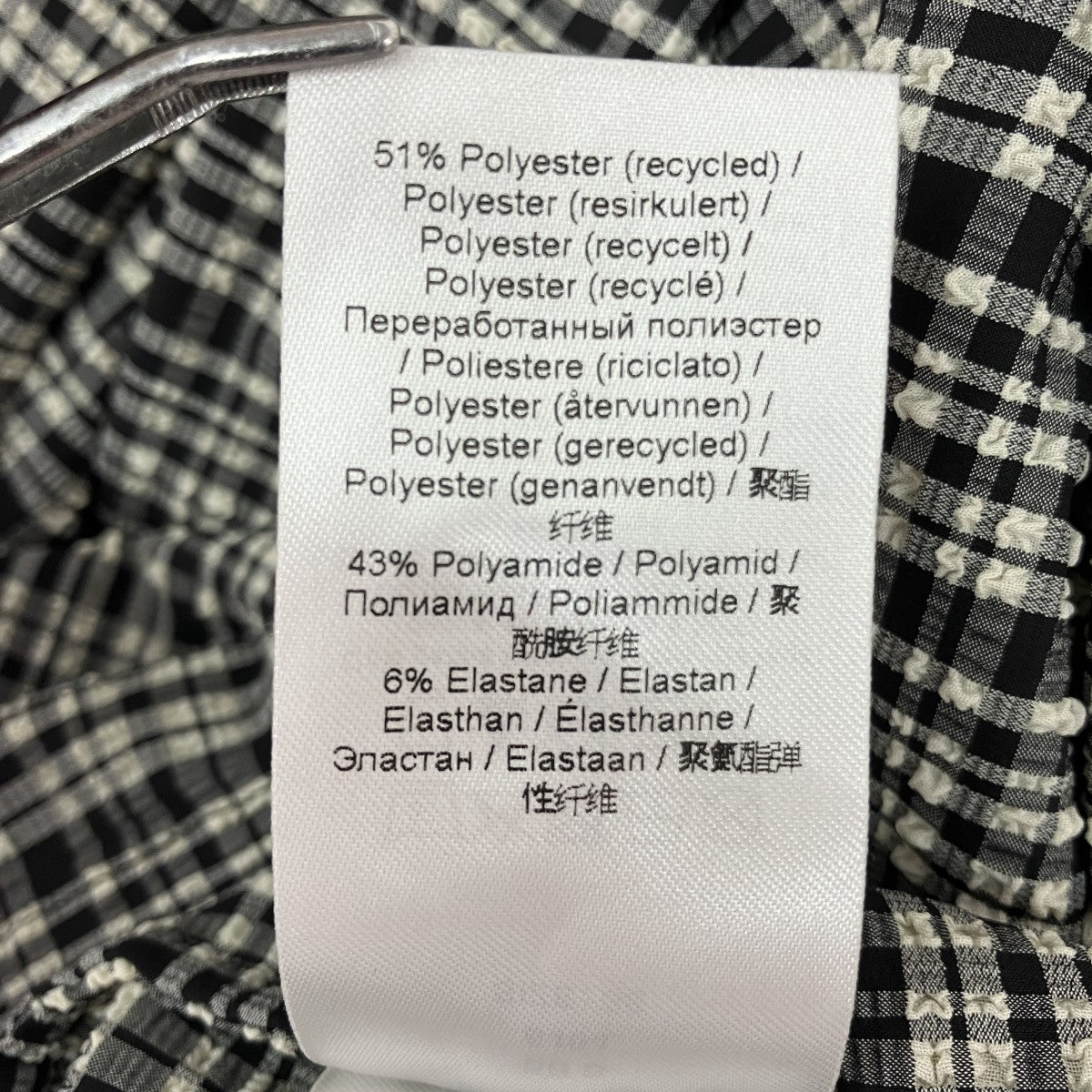チェックワンピース