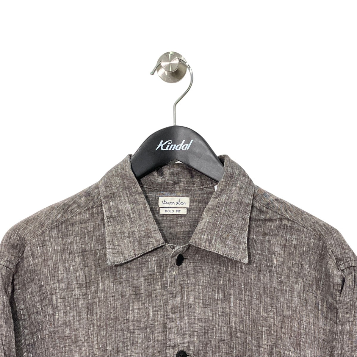 MONTI BOX CAMP COLLAR SHIRT-BOLDリネンシャツ8111-218-0551