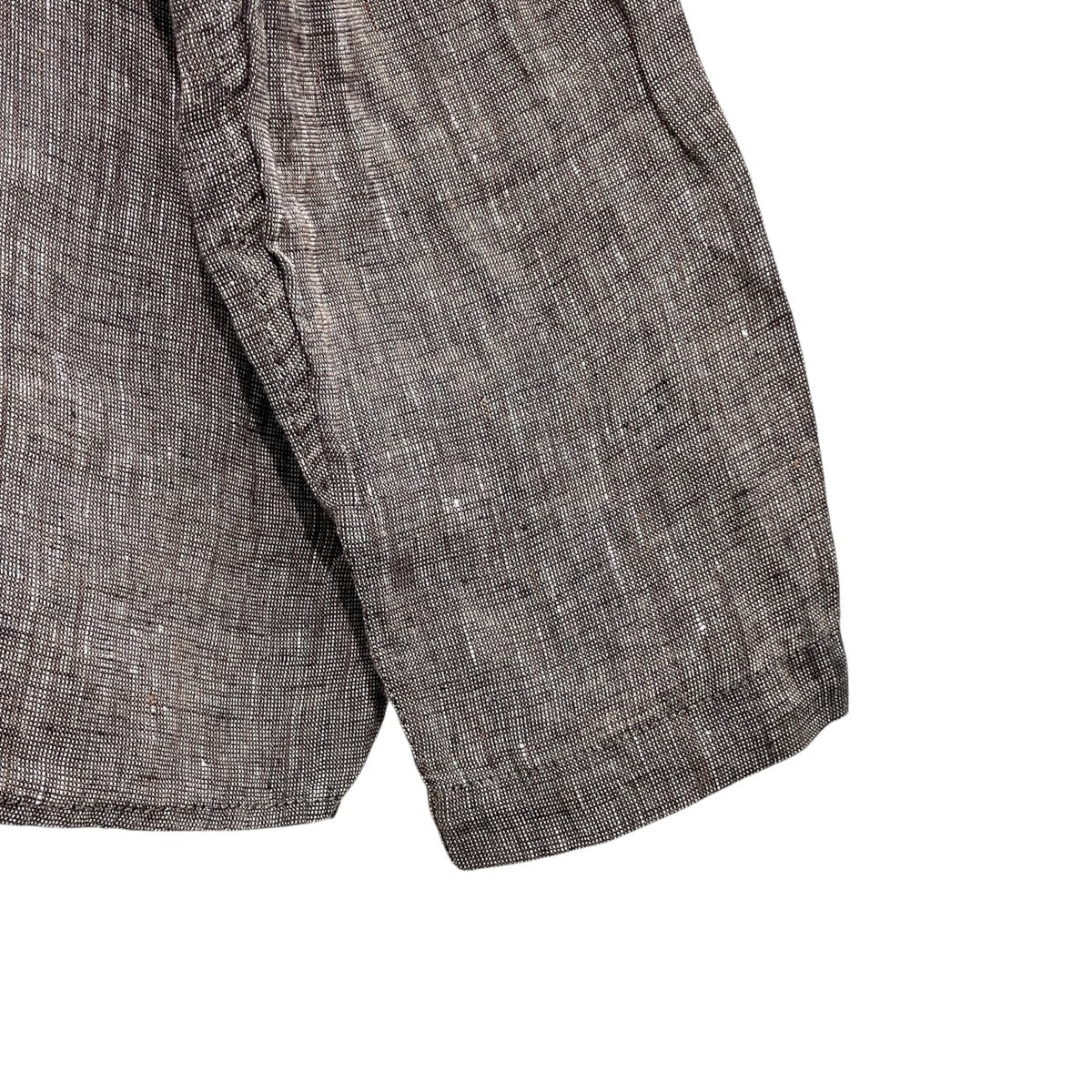 MONTI BOX CAMP COLLAR SHIRT-BOLDリネンシャツ8111-218-0551