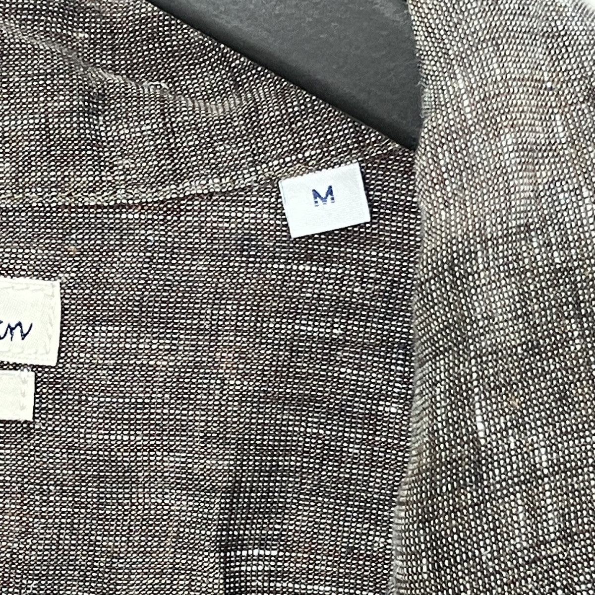 MONTI BOX CAMP COLLAR SHIRT-BOLDリネンシャツ8111-218-0551