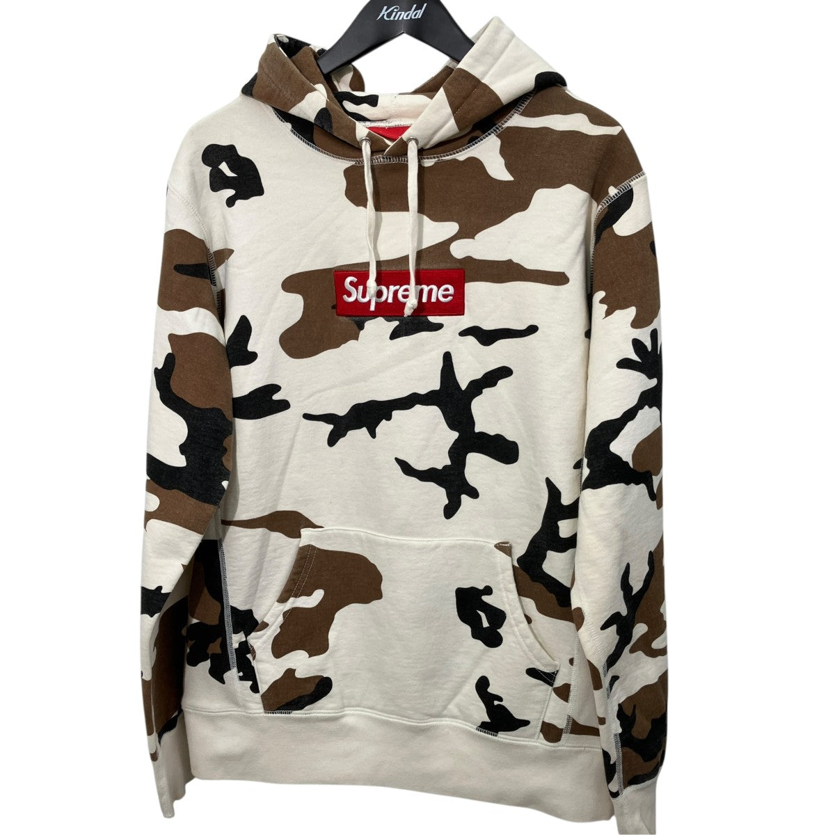 Supreme Box Logo camoプルオーバーパーカー 古着・中古-1枚目のアイテム画像