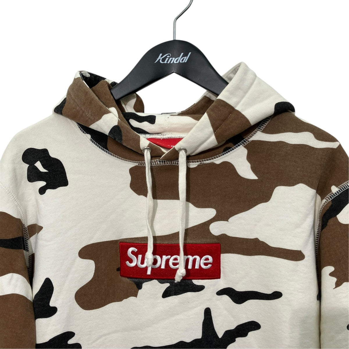 Supreme Box Logo camoプルオーバーパーカー 古着・中古-3枚目のアイテム画像