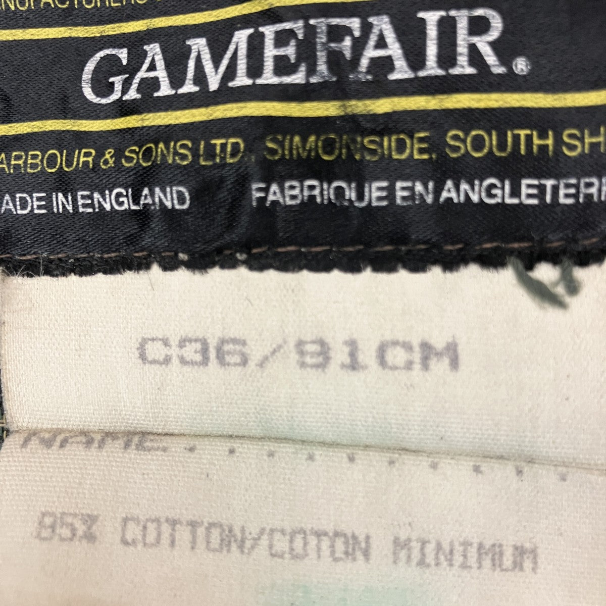Barbour ムーアランドジャケット 古着・中古-5枚目のアイテム画像