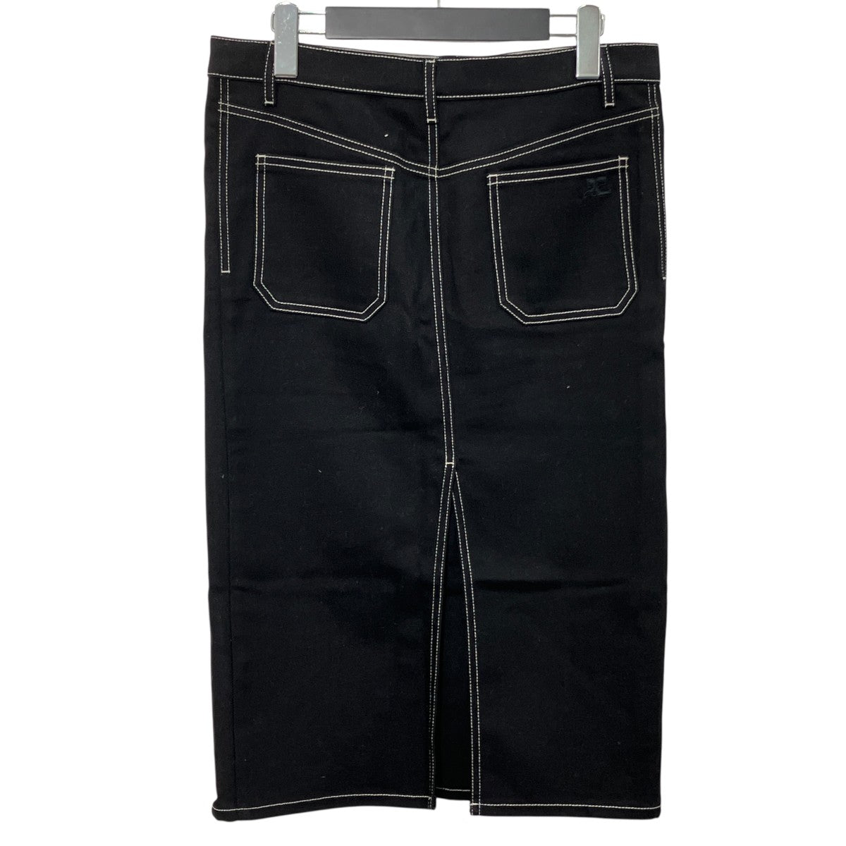 2-POCKET TOPSTITCHED DENIM MIDI SKIRTデニムスカート324DJU183DE0020B044