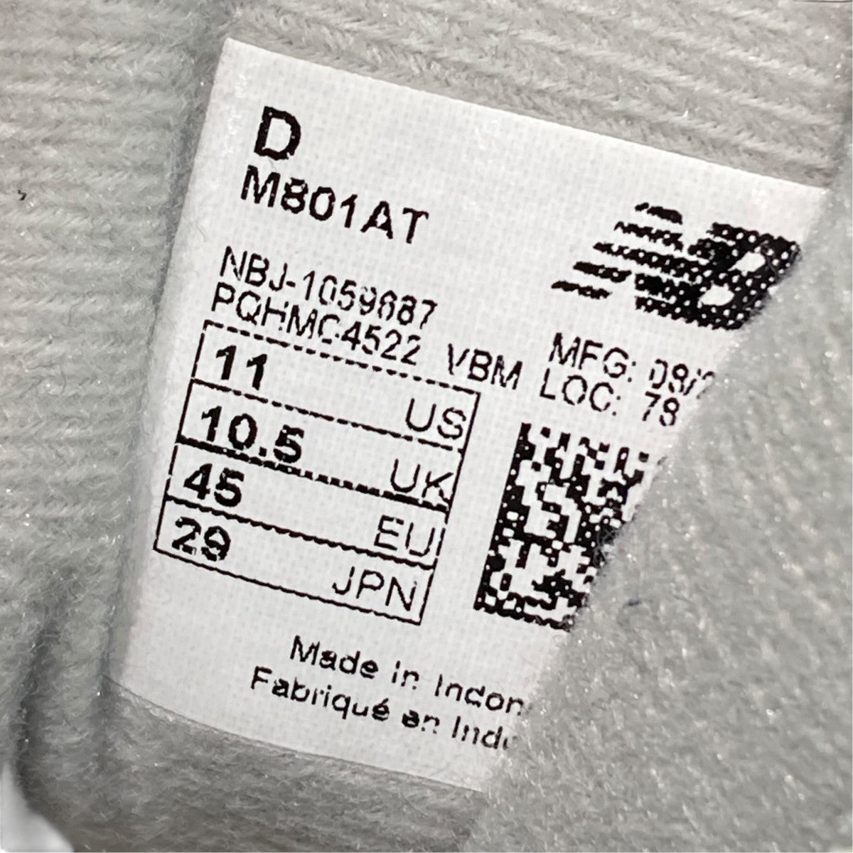 ローカットスニーカーM801AT