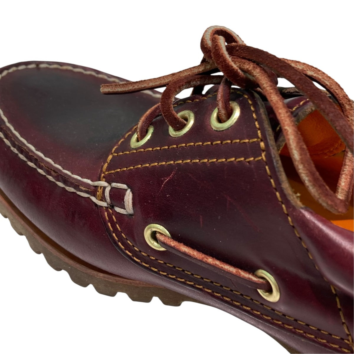 3-EYELET CLASSIC RUGSOLEレザーシューズ50009