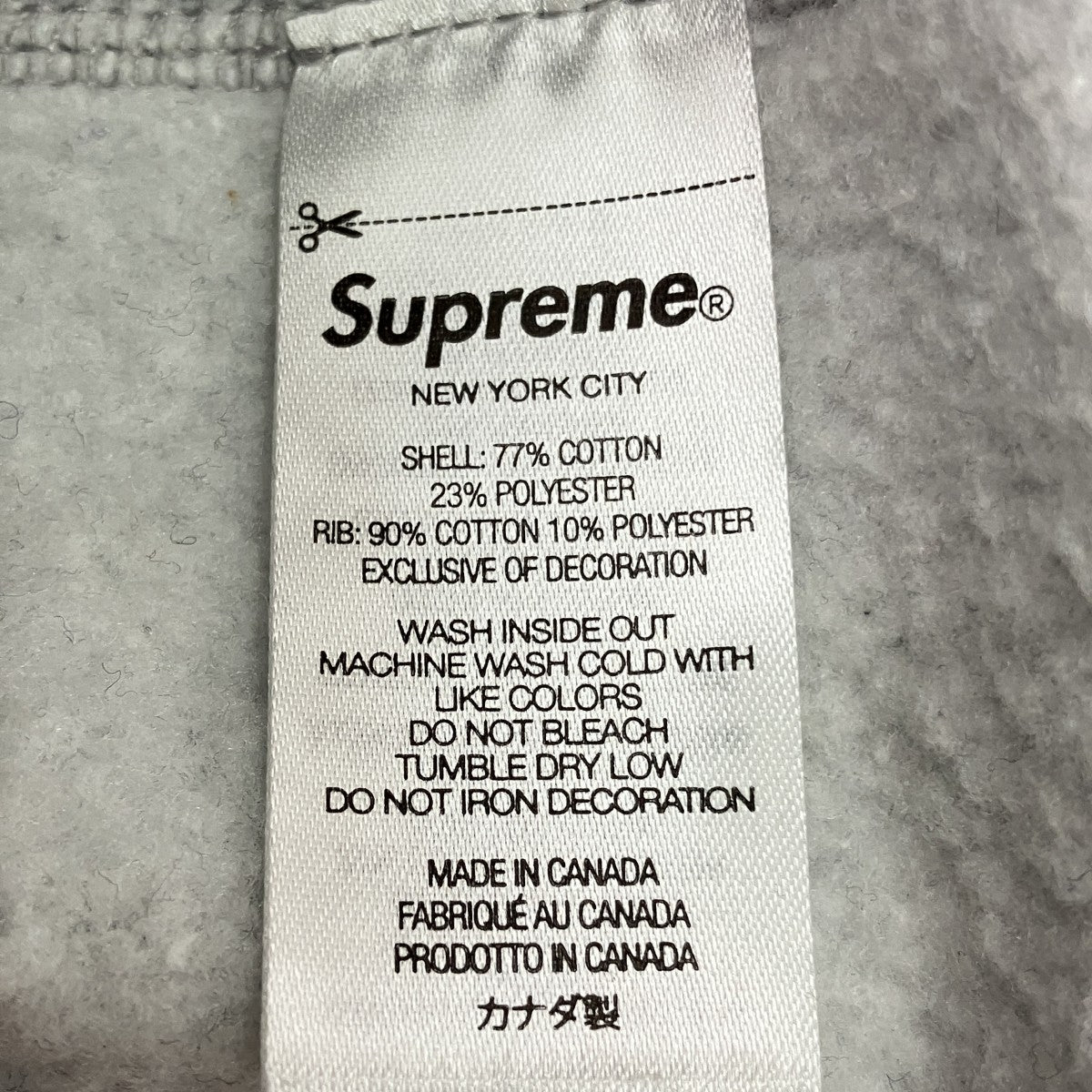 reverse hooded sweatshirtプルオーバーパーカー