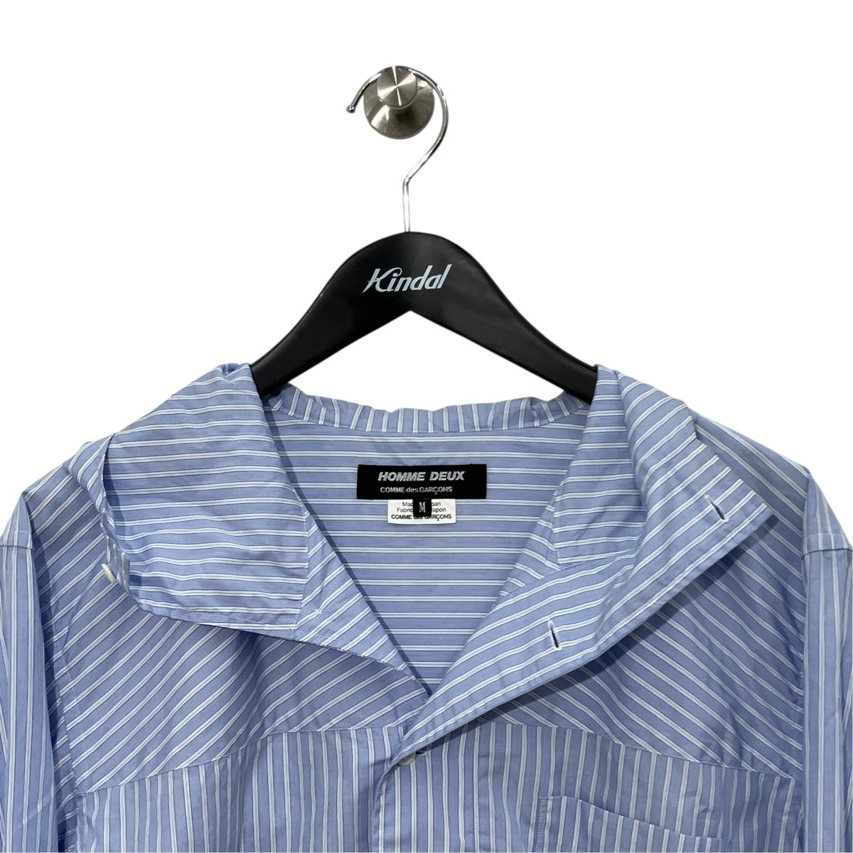 25SSCotton Broadcloth Stripeストライプ長袖シャツDP-B036