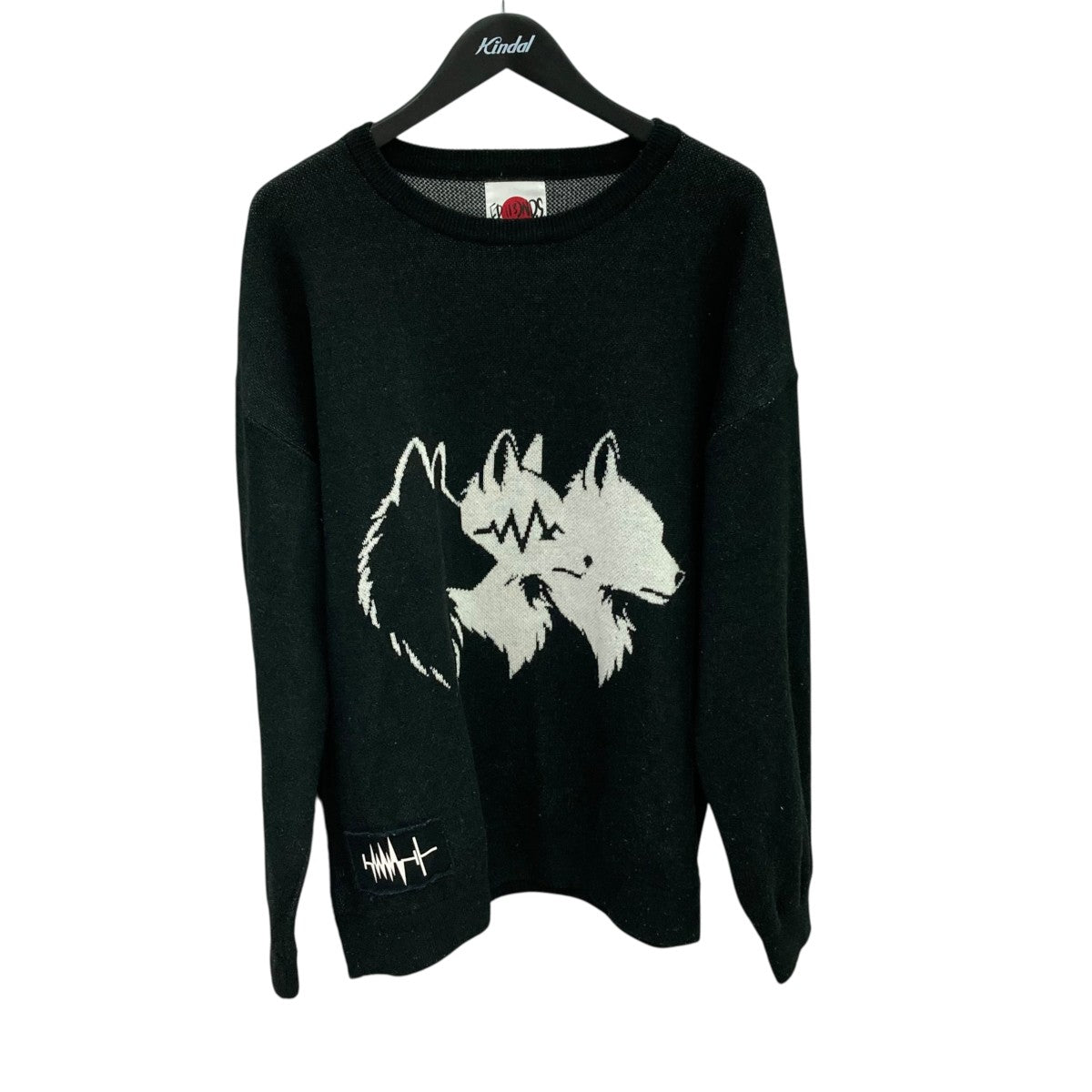FR(13)NDS WOLF M KNITクルーネックニットRF-25FW-003KN