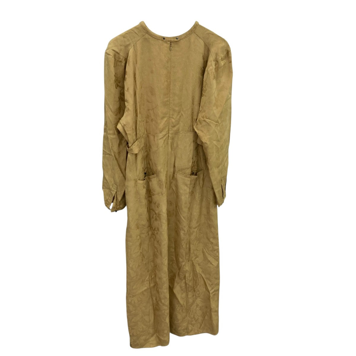 4 POCKETS LONG DRESS長袖ワンピース222YAM