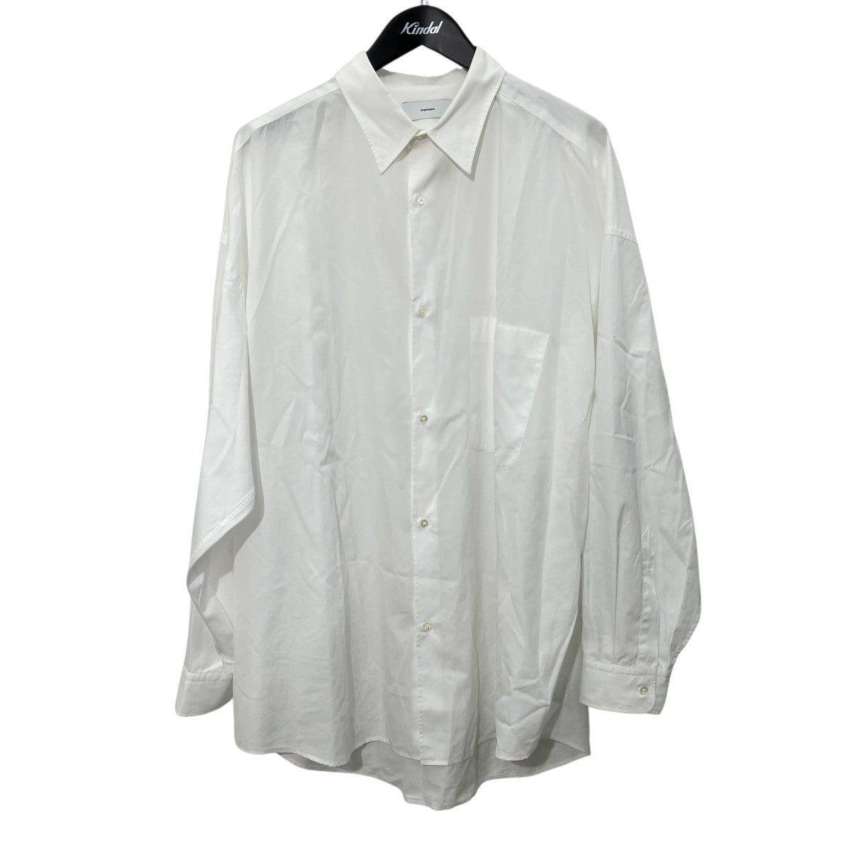 Broad L／S Oversized Regular Collar Shirt長袖シャツGM193-50107B