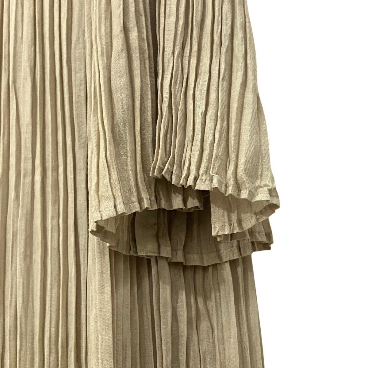 22SSRANDOM PLEATED DRESSワンピース221-16134