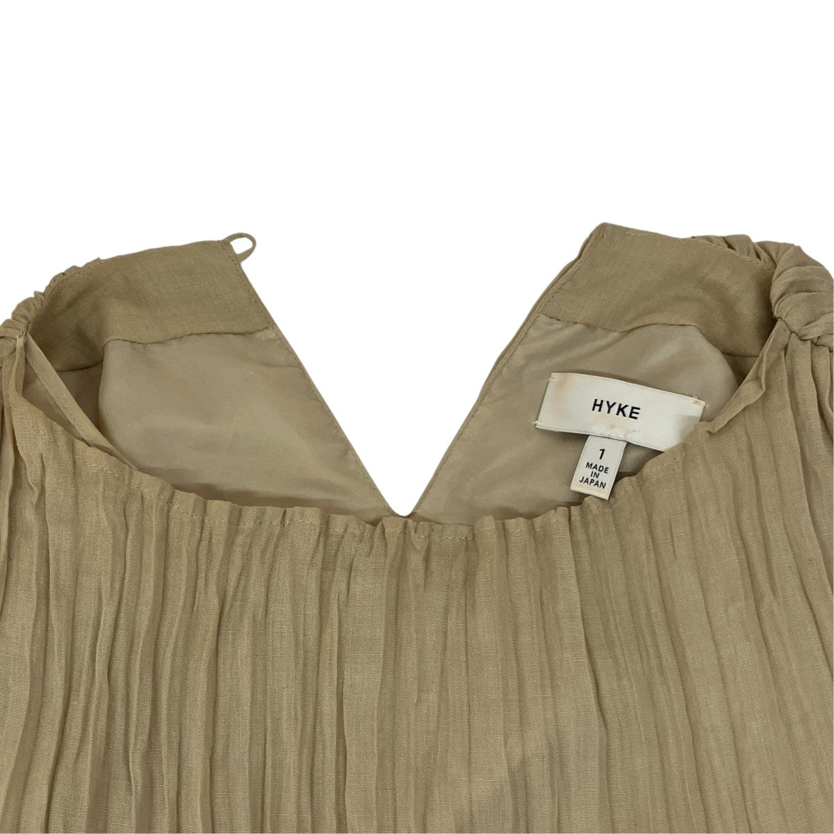 22SSRANDOM PLEATED DRESSワンピース221-16134