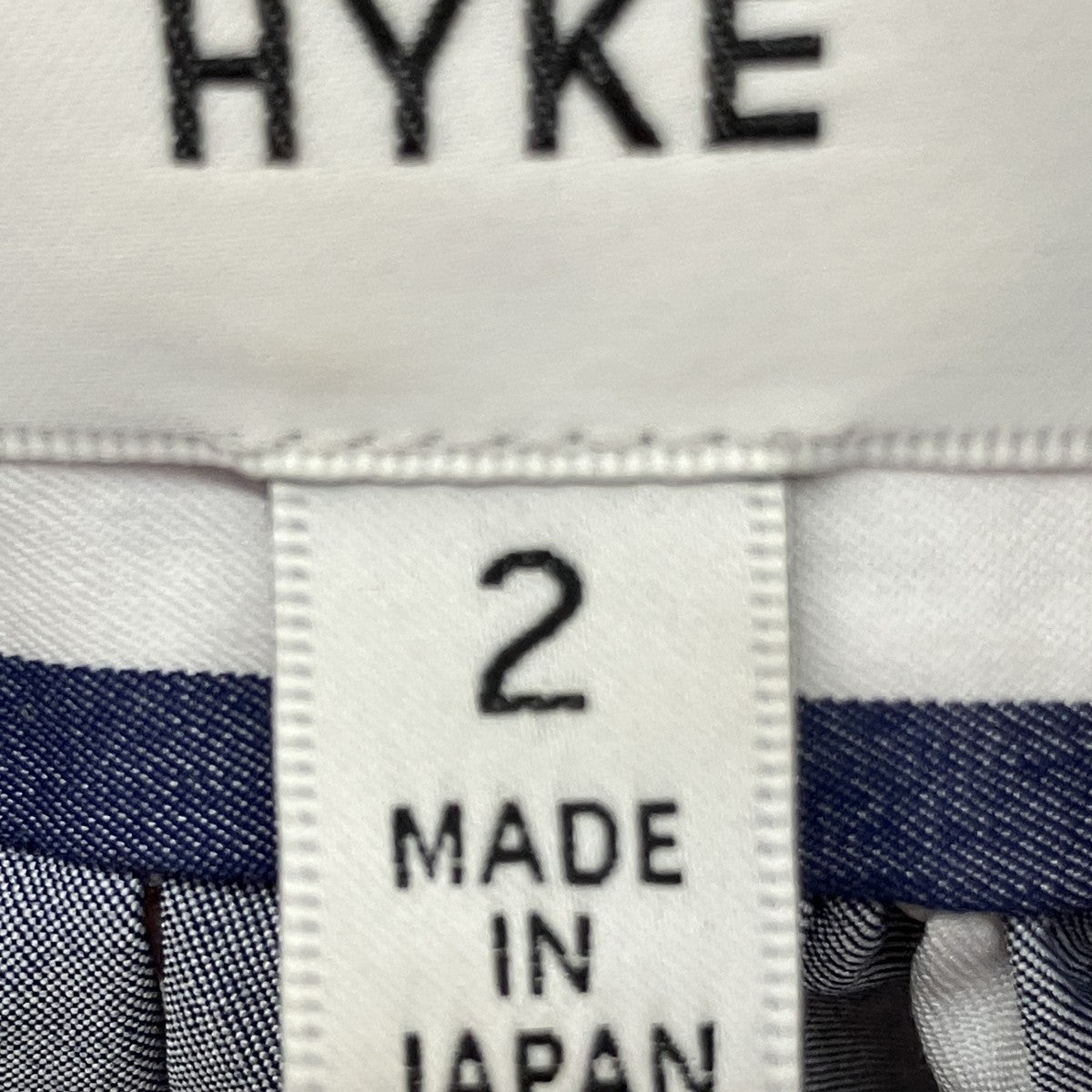 HYKE ストライプシャツワンピース221-26003 古着・中古-10枚目のアイテム画像