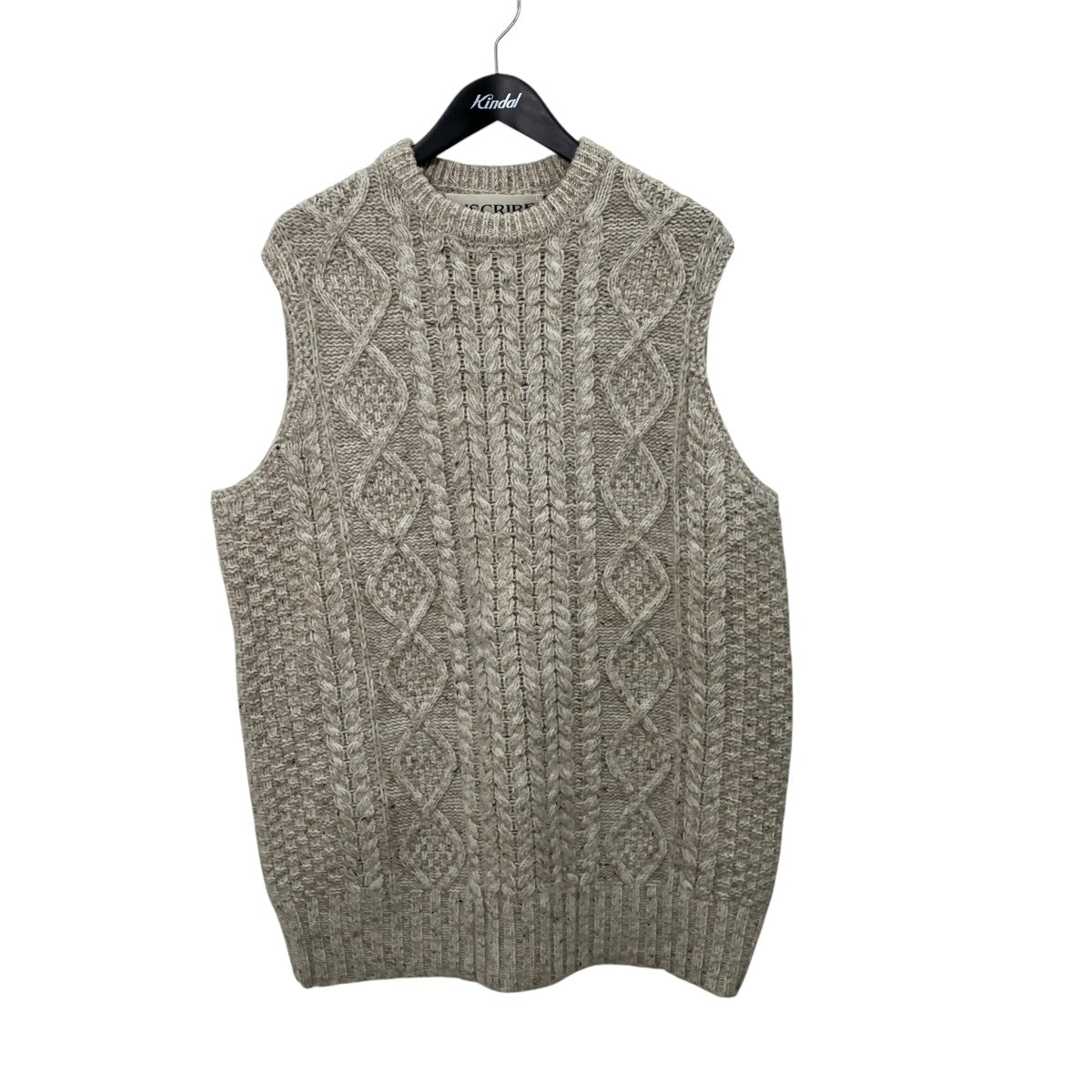 ミックスアランニットベストI21AW-K1