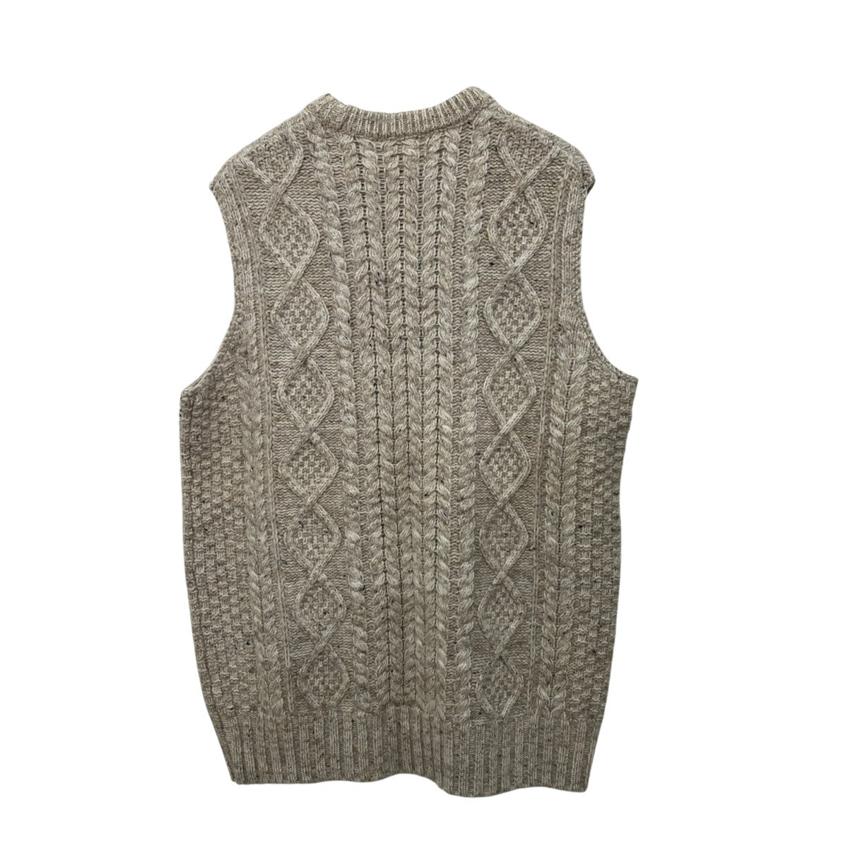 ミックスアランニットベストI21AW-K1