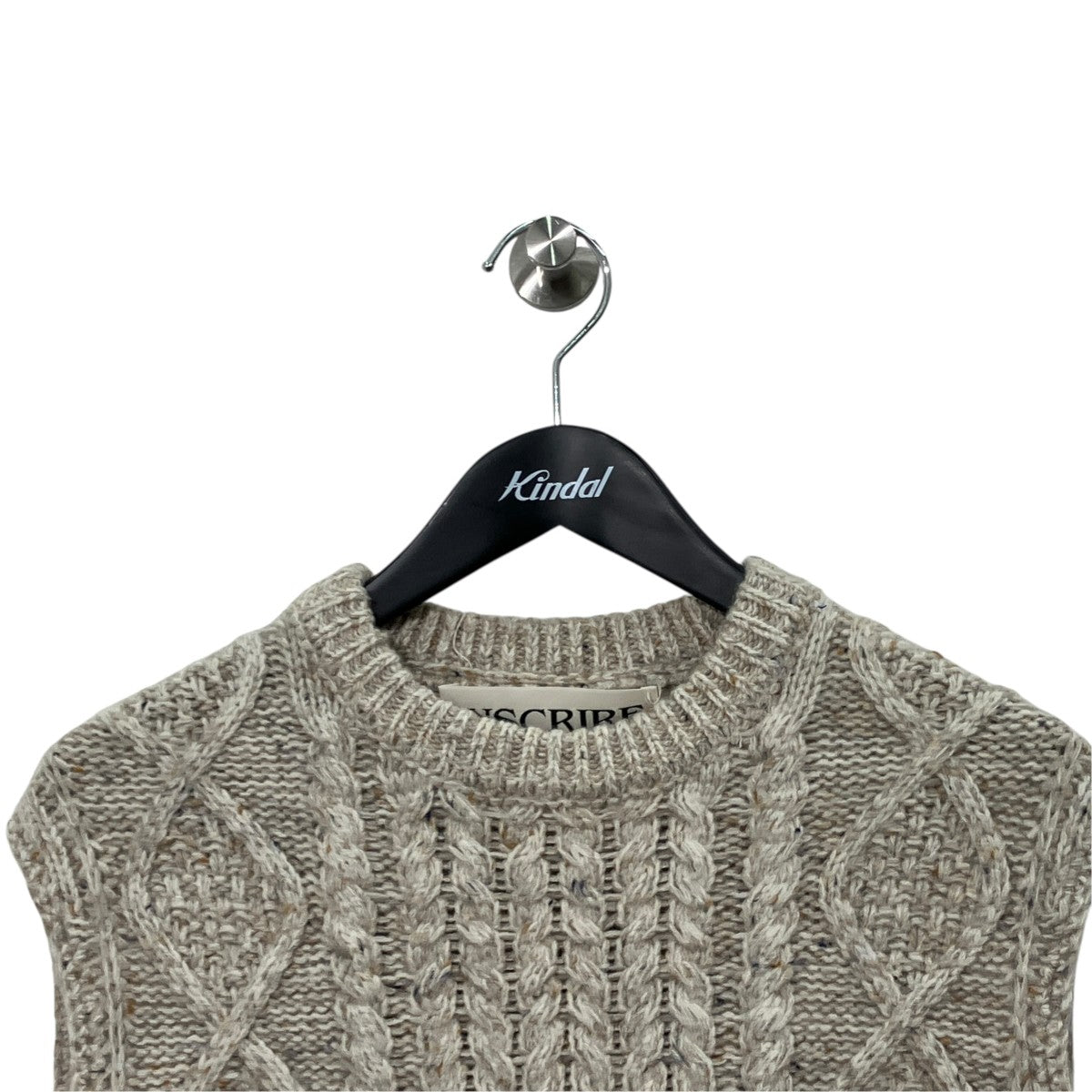 ミックスアランニットベストI21AW-K1