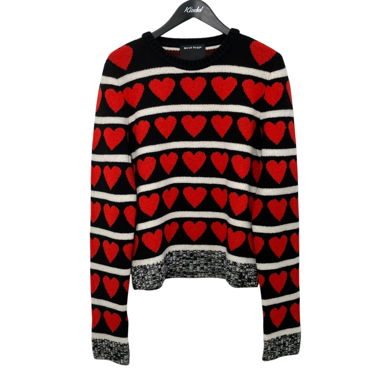 Heart Motif Knit SweaterクルーネックニットK114WF23