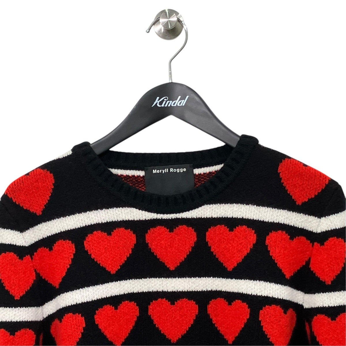 Heart Motif Knit SweaterクルーネックニットK114WF23