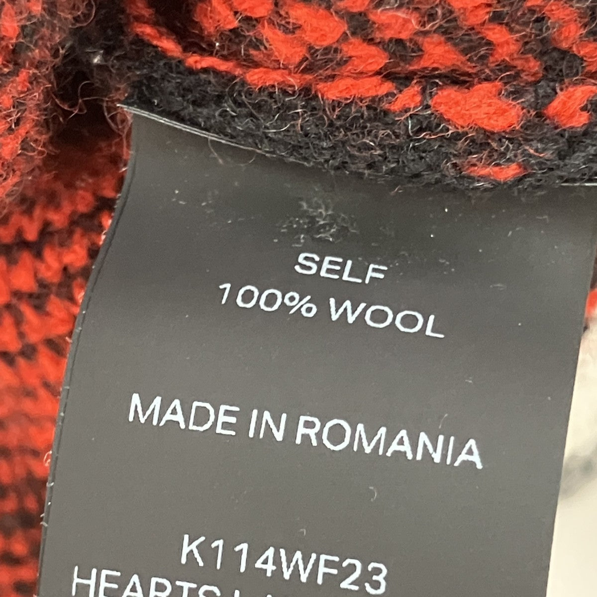 Heart Motif Knit SweaterクルーネックニットK114WF23