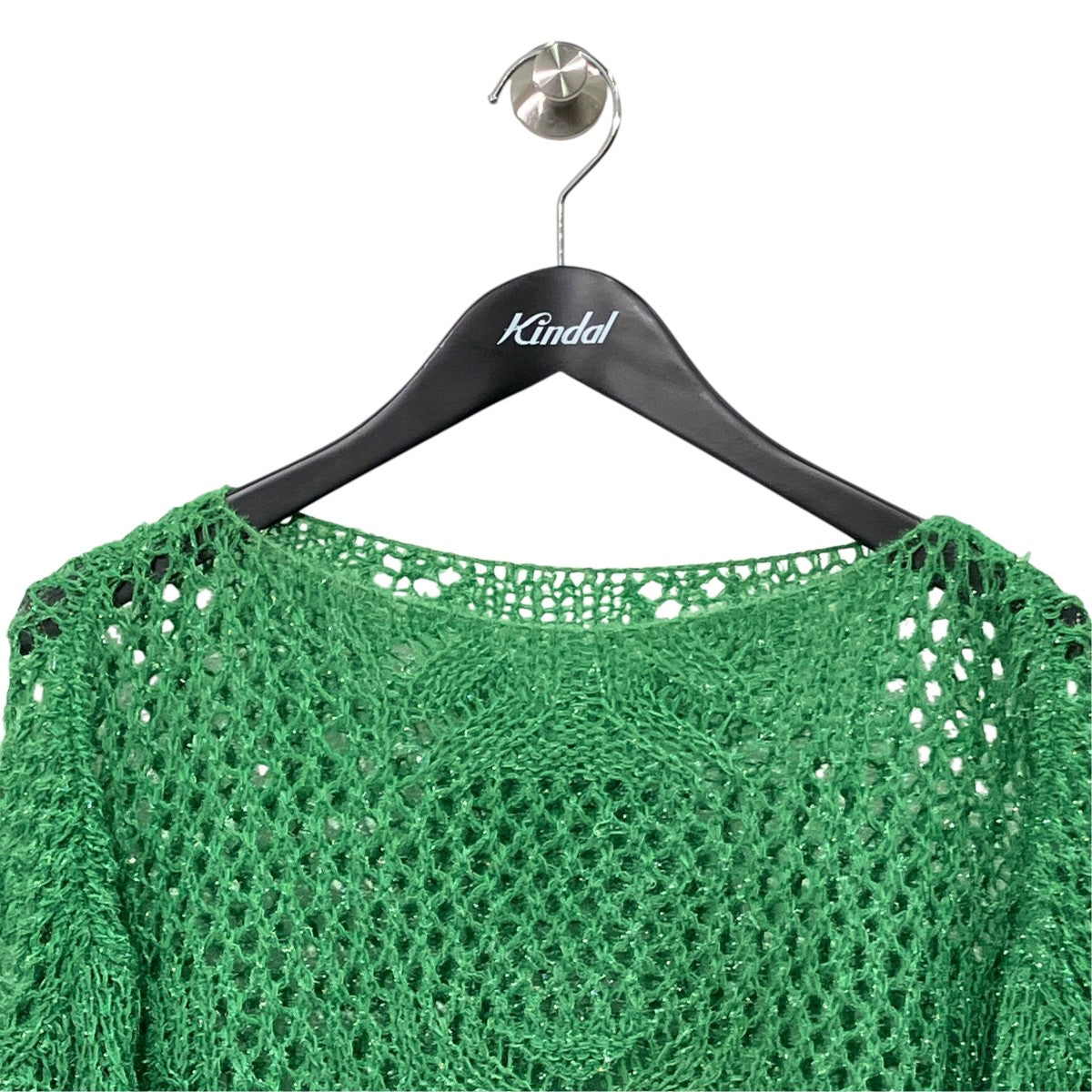 Botanical Pattern Knitted LameラメニットセーターMM22PS-KN733