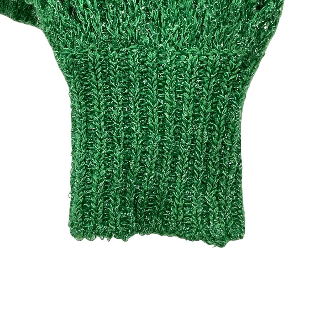Botanical Pattern Knitted LameラメニットセーターMM22PS-KN733