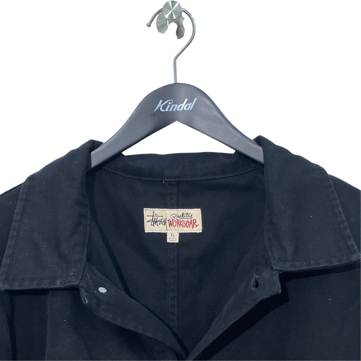 stussy 21FW CANVAS CHORE JACKETカバーオール115588 古着・中古-3枚目のアイテム画像