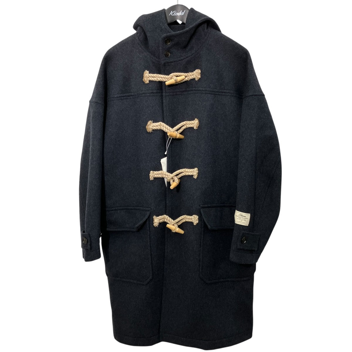 Adam et Rope Shmere ドロップショルダー ダッフルコート ビッグシルエットダッフルコートGMO-11010-B 古着・中古-1枚目のアイテム画像