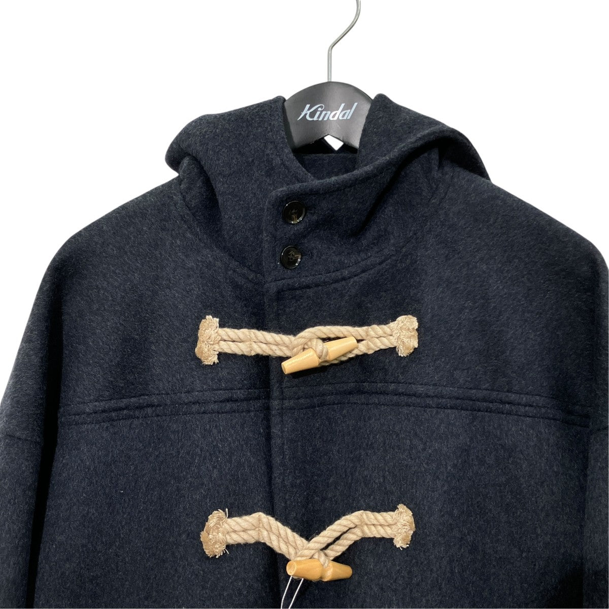 Adam et Rope Shmere ドロップショルダー ダッフルコート ビッグシルエットダッフルコートGMO-11010-B 古着・中古-3枚目のアイテム画像
