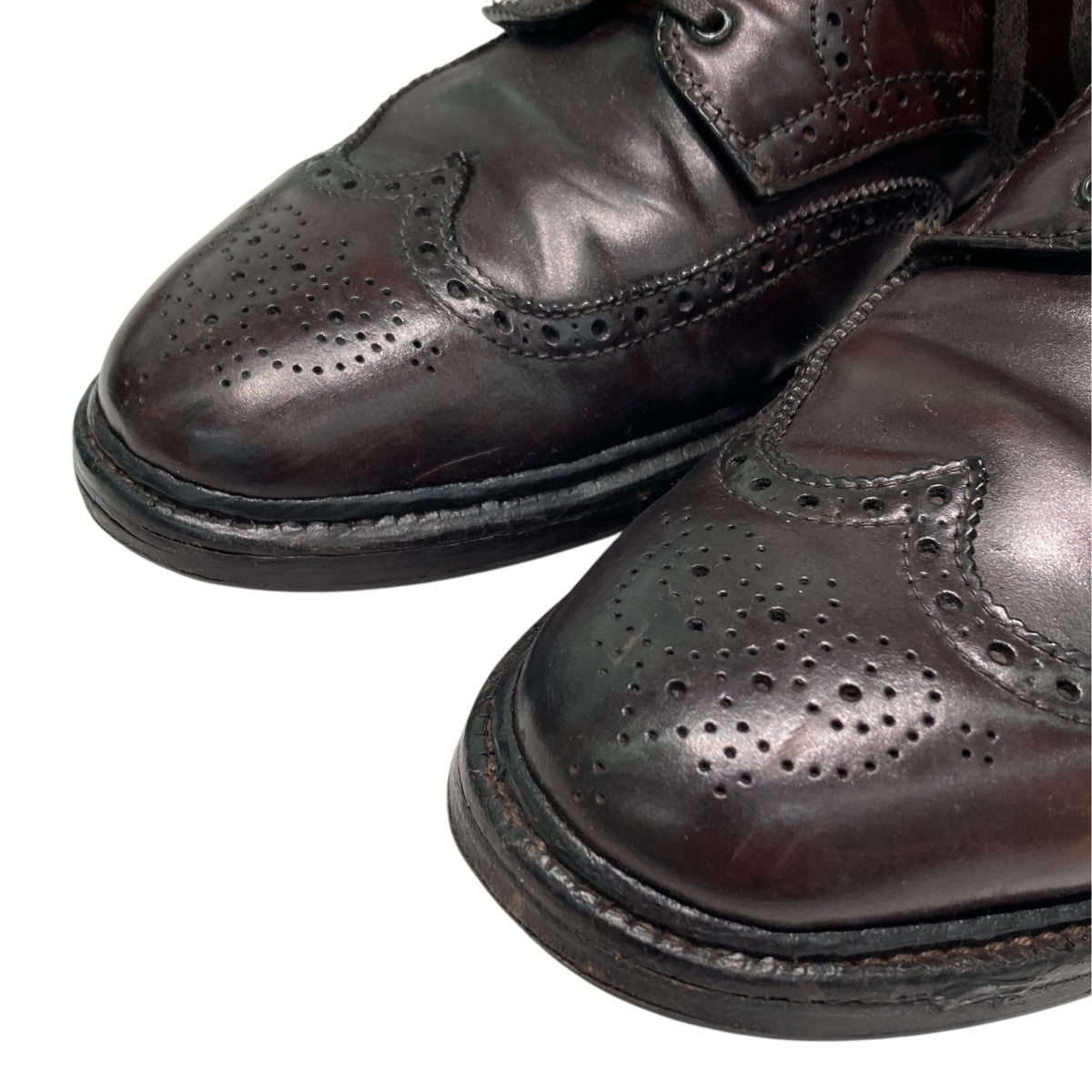 ALDEN ウィングチップ シューキーパー付きレザーシューズ4461HY 古着・中古-4枚目のアイテム画像