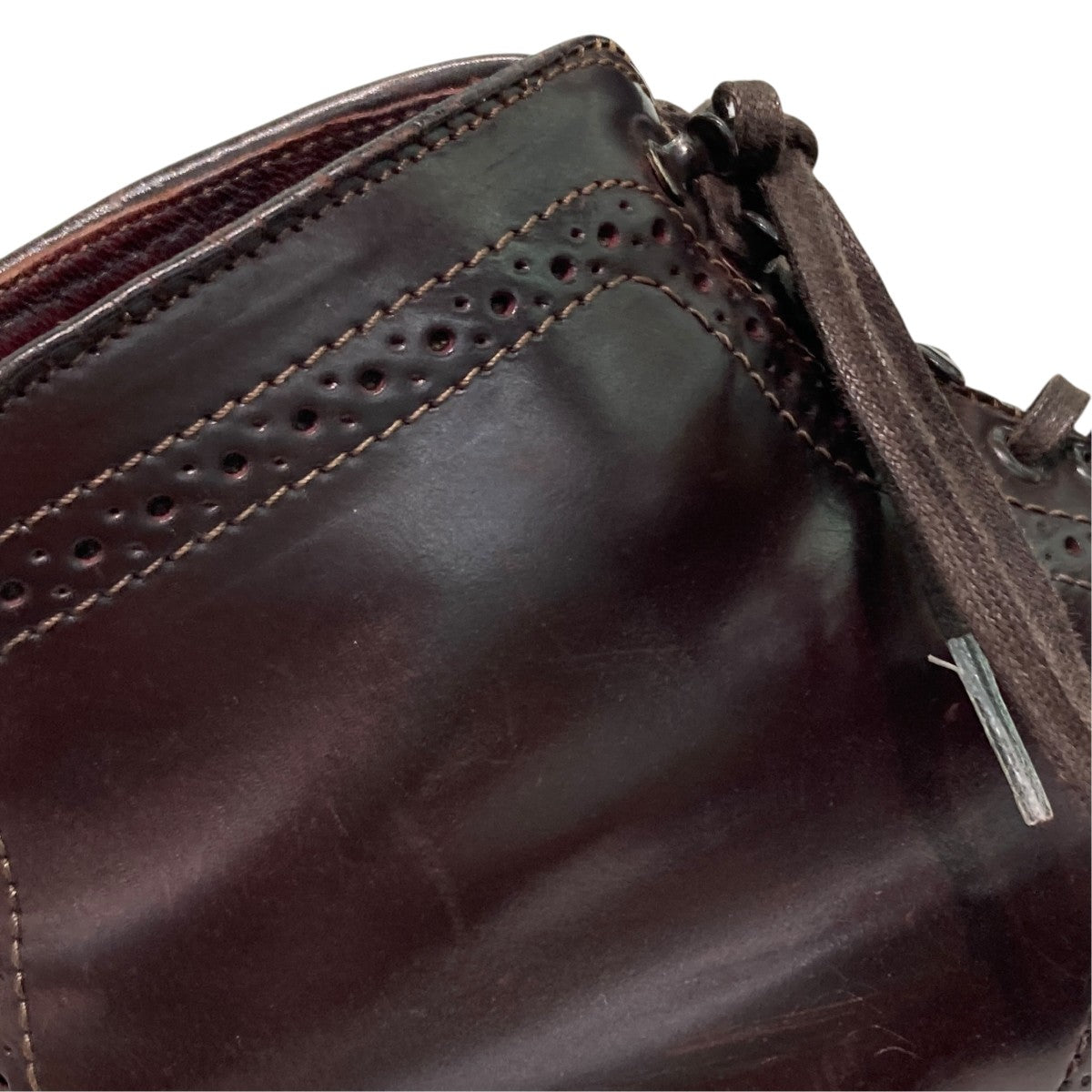 ALDEN ウィングチップ シューキーパー付きレザーシューズ4461HY 古着・中古-8枚目のアイテム画像
