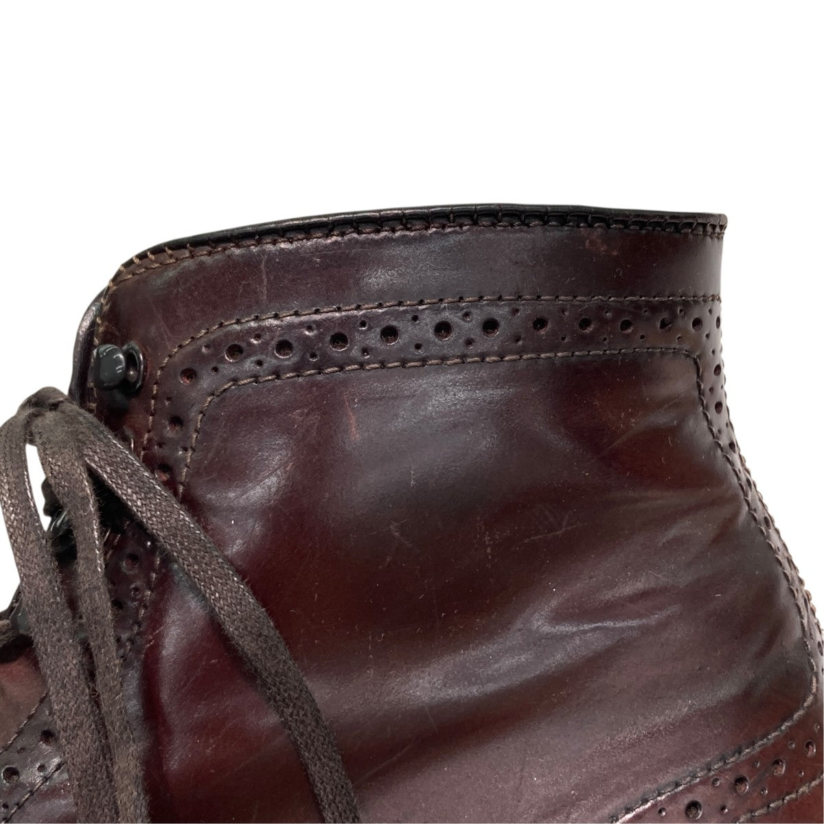 ALDEN ウィングチップ シューキーパー付きレザーシューズ4461HY 古着・中古-9枚目のアイテム画像