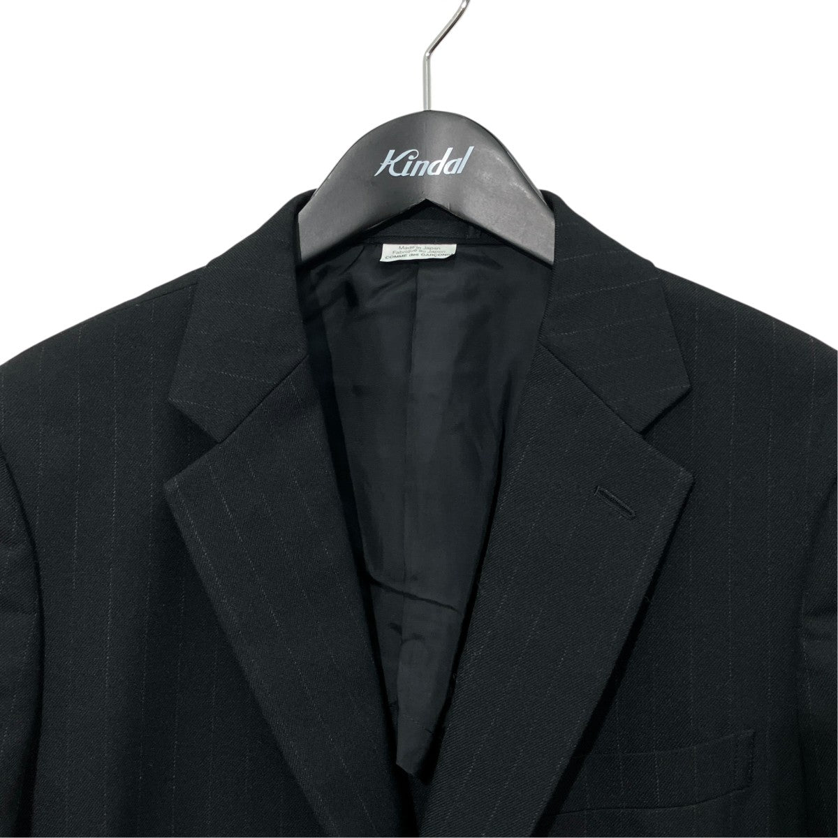 COMME des GARCONS HOMME DEUX ストライプテーラードジャケットDJ-J021 古着・中古-3枚目のアイテム画像