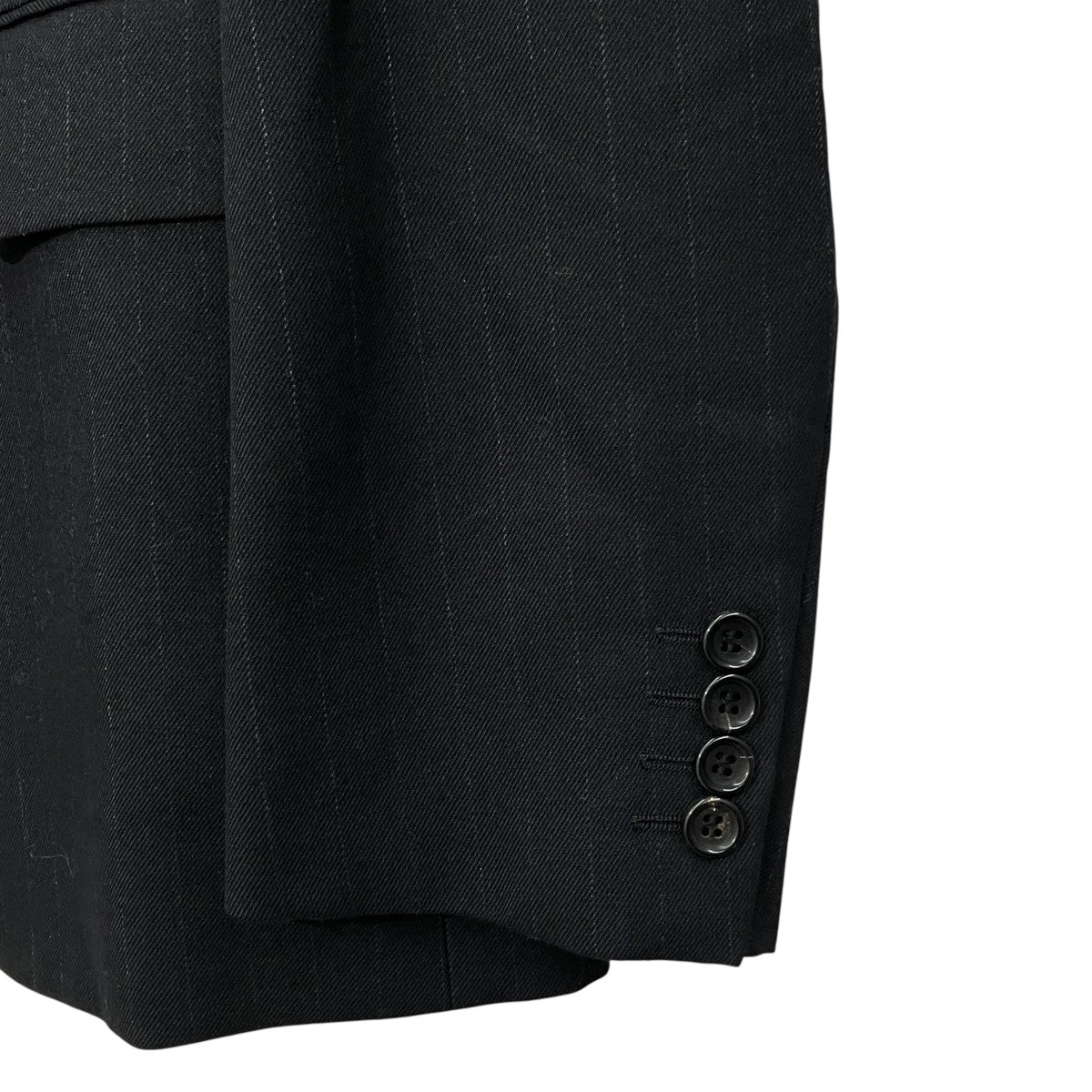 COMME des GARCONS HOMME DEUX ストライプテーラードジャケットDJ-J021 古着・中古-4枚目のアイテム画像
